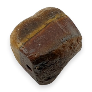 Tygrysie oko bryłka z dziurką 12x11 mm nr 83
