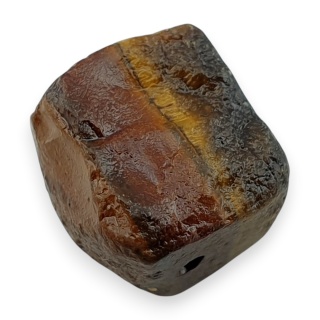 Tygrysie oko bryłka z dziurką 12x11 mm nr 83
