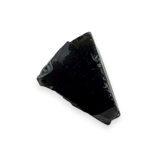 Obsydian bryłka z dziurką 10x7 mm nr 51