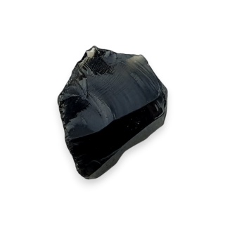 Obsydian bryłka z dziurką 10x8 mm nr 31