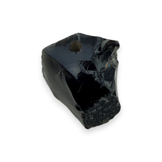 Obsidian nugget with hole 12x8 mm no 57