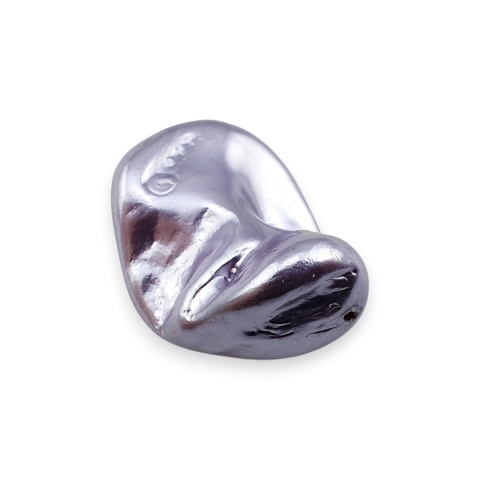 Seashell bryłka z dziurką 18x13 mm nr 382
