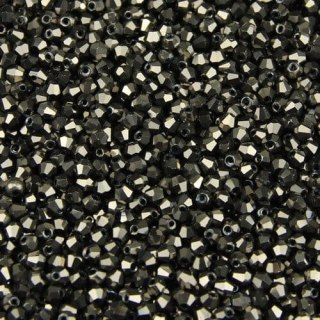 Bicone 3 mm Hematite 50szt