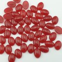 Jadeit czerwony kaboszon 14x10 mm 1 szt