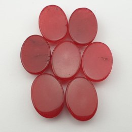 Jadeit czerwony kaboszon 18x13 mm 1 szt