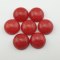 Jadeit czerwony kaboszon fi 12 mm 1 szt