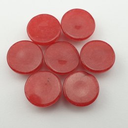 Jadeit czerwony kaboszon fi 12 mm 1 szt