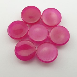 Jadeit magenta kaboszon fi 12 mm 1 szt