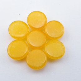 Jadeit żółty kaboszon fi 10 mm 1 szt