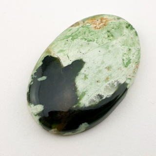 Chrom Chalcedon kaboszon 40x16 mm nr 21