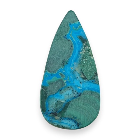Malachit kaboszon 34x16 mm nr 361