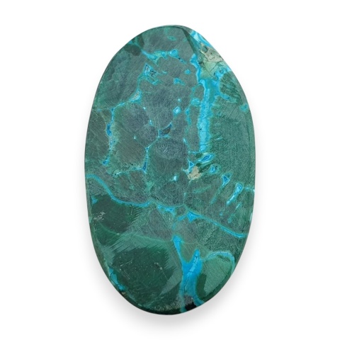 Malachit kaboszon 37x21 mm nr 372