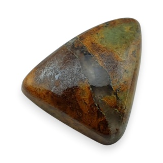 Chalcedon zielony kaboszon 15x12 mm nr 121