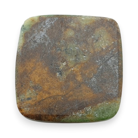 Chalcedon zielony kaboszon 17x17 mm nr 112