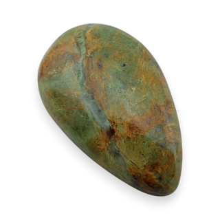 Chalcedon zielony kaboszon 24x15 mm nr 106