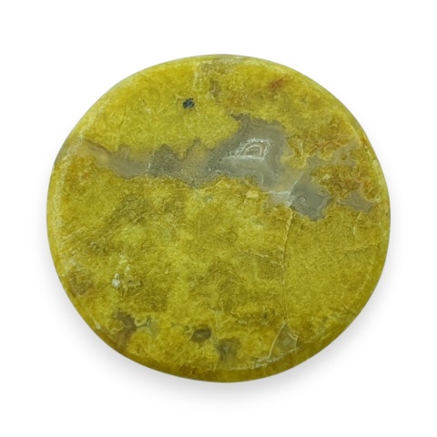 Opal zielony kaboszon fi 26 mm nr 91