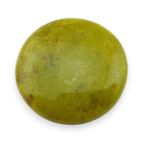 Opal zielony kaboszon fi 27 mm nr 115