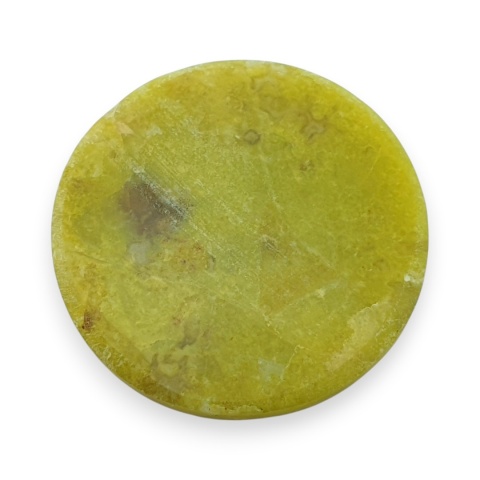 Opal zielony kaboszon fi 27 mm nr 115