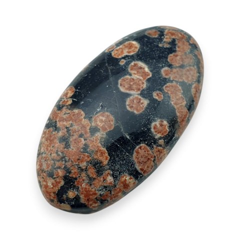 Obsydian kwiatowy kaboszon 33x18 mm nr 20