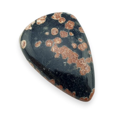 Obsydian kwiatowy kaboszon 34x23 mm nr 26