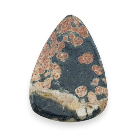 Obsydian kwiatowy kaboszon 34x23 mm nr 26