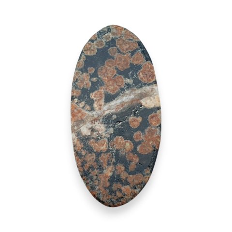 Obsydian kwiatowy kaboszon 35x17 mm nr 66