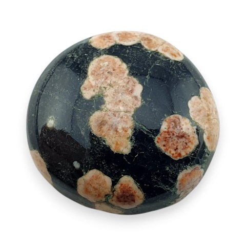 Obsydian kwiatowy kaboszon fi 18 mm nr 95