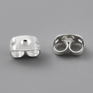 Sztyfty zaokrąglone z kulką mosiądz posrebrzany 12x1,2 mm 2 szt