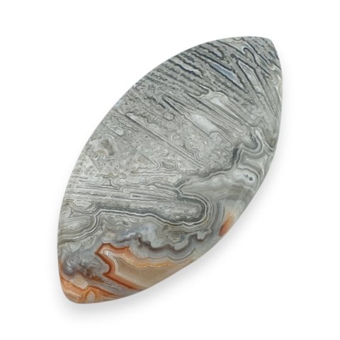 Agat lattice kaboszon 39x19 mm nr 58