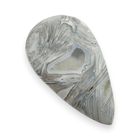 Agat lattice kaboszon 39x21 mm nr 42