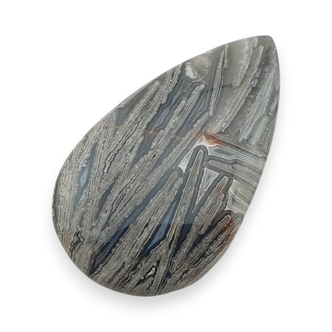 Agat lattice kaboszon 39x23 mm nr 16