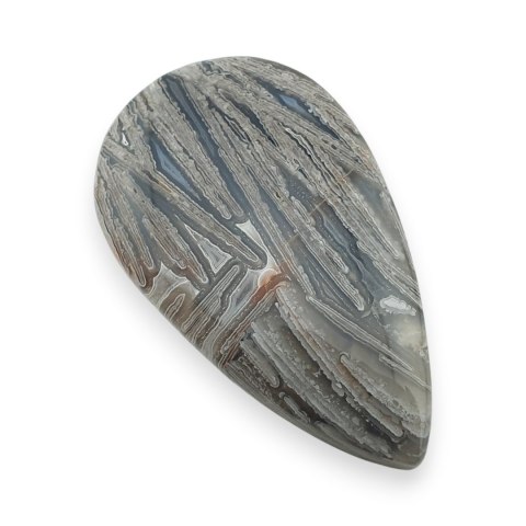 Agat lattice kaboszon 39x23 mm nr 16