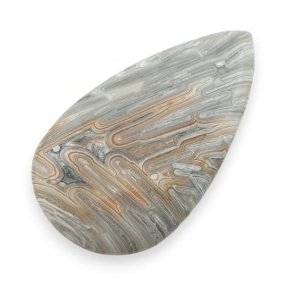 Agat lattice kaboszon 41x23 mm nr 22