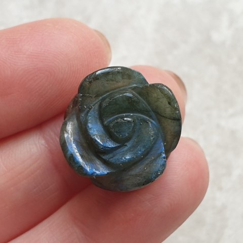 Labradoryt róża fi 19 mm nr 25