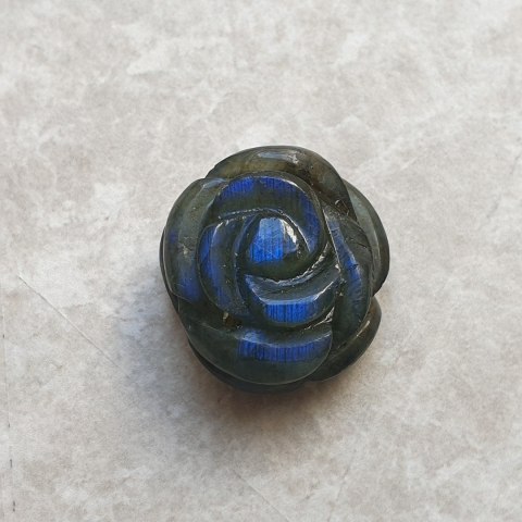 Labradoryt róża fi 21 mm nr 34