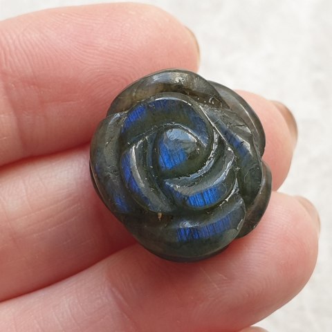 Labradoryt róża fi 21 mm nr 34