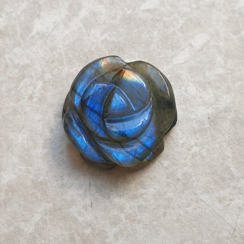 Labradoryt róża fi 22x mm nr 36