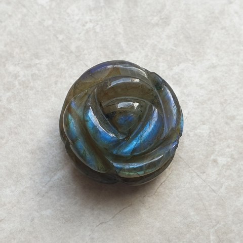 Labradoryt róża fi 23 mm nr 16