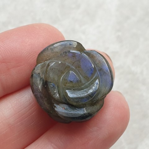 Labradoryt róża fi 23 mm nr 22