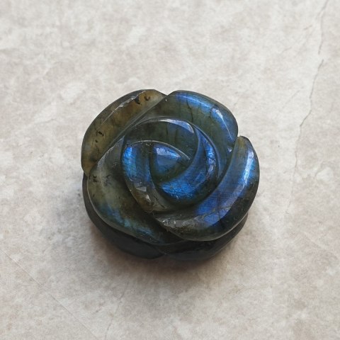 Labradoryt róża fi 24 mm nr 24