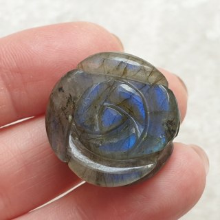 Labradoryt róża fi 25 mm nr 21