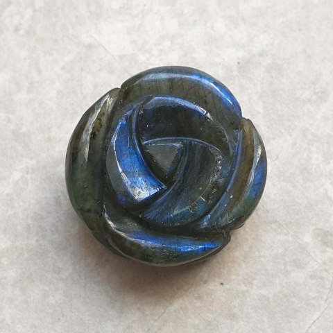 Labradoryt róża fi 27 mm nr 10