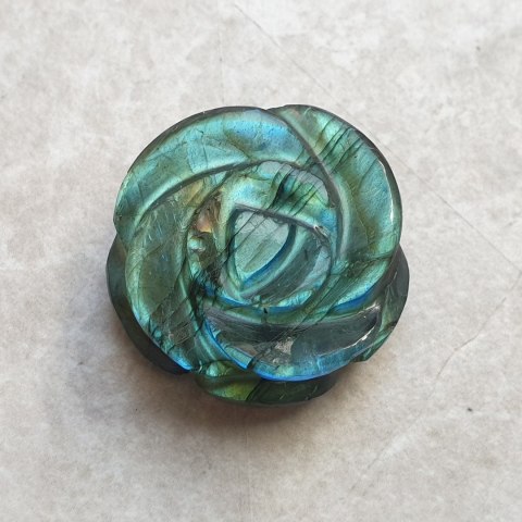 Labradoryt róża fi 27 mm nr 7