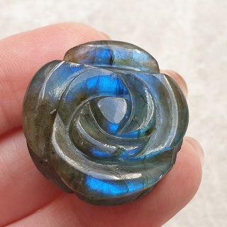 Labradoryt róża fi 29 mm nr 27