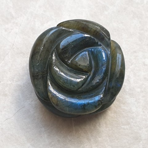 Labradoryt róża fi 30 mm nr 1