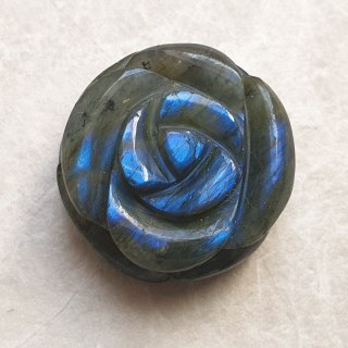Labradoryt róża fi 33 mm nr 11