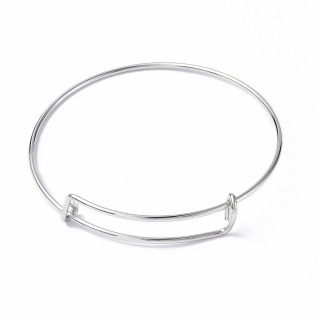 Baza bransoletki bangle 6,5 cm regulowana stal szlachetna