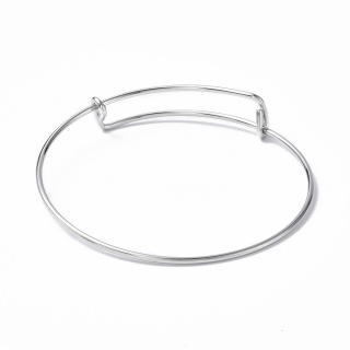 Baza bransoletki bangle 6,5 cm regulowana stal szlachetna