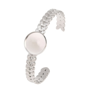 Bransoletka bangle z bazą kaboszonu 18 mm