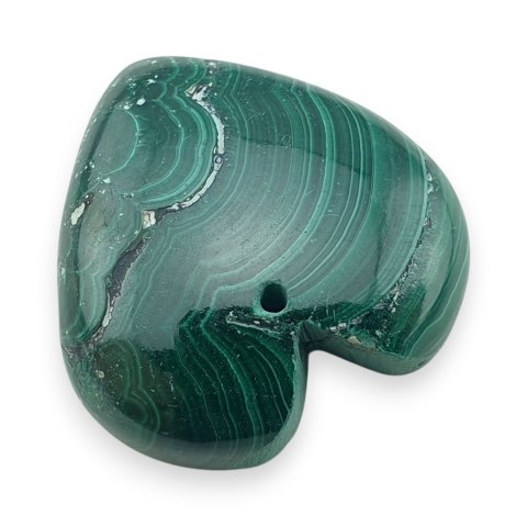 Malachit kaboszon z dziurką 25x25 mm nr 16